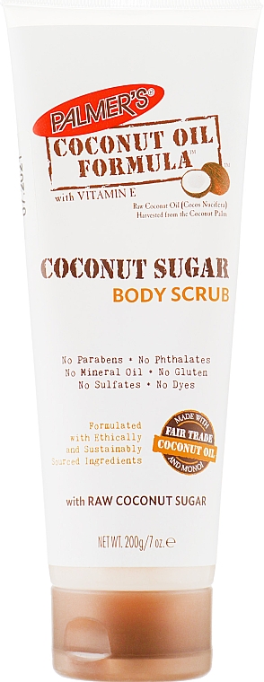 Cukrowy peeling do ciała z olejem kokosowym - Palmer's Coconut Oil Formula Coconut Sugar Body Scrub