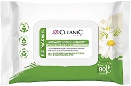 Mokry papier toaletowy z ekstraktem z rumianku - Cleanic Moist Toilet Tissue  — Zdjęcie N1