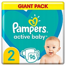 Kup Pieluchy Active Baby 2 (4-8 kg), 96 szt. - Pampers