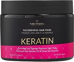 Keratynowa odżywcza maska do włosów - Pure Mineral Keratin Nourishing Hair Mask — Zdjęcie N1