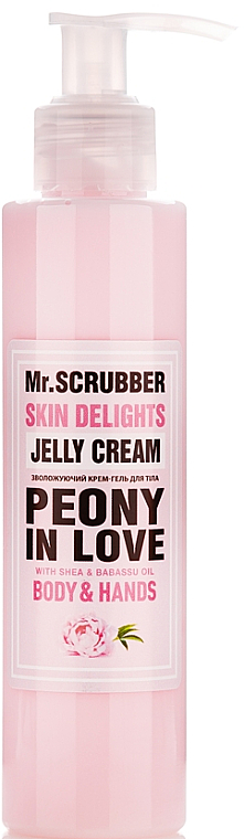 Żelowy krem do ciała Zakochana piwonia - Mr.Scrubber Skin Delights Peony in Love — Zdjęcie N1