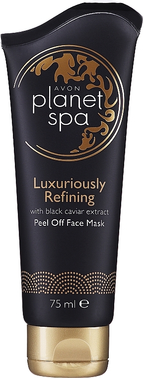 Rewitalizująco-wygładzająca maseczka do twarzy z ekstraktem z czarnego kawioru - Avon Planet SPA Peel Off Face Mask — Zdjęcie N1