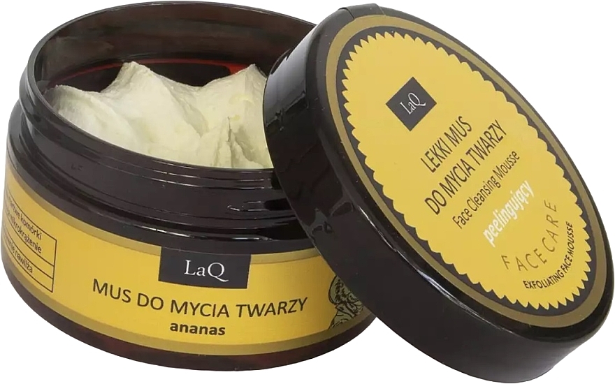 Peelingujący mus do mycia twarzy - LaQ — Zdjęcie N2