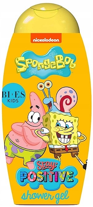 Żel pod prysznic 2 w 1 - Bi-es Spongebob Stay Positive Shower Gel — Zdjęcie N1