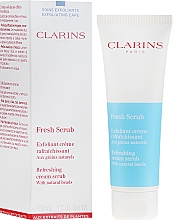 Odświeżający peeling w kremie do twarzy - Clarins Fresh Cream Scrub — Zdjęcie N1