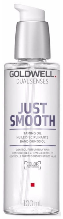 Olejek ujarzmiający niesforne włosy - Goldwell DualSenses Just Smooth Taming Oil — Zdjęcie N1