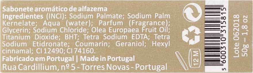 Naturalne mydło w kostce - Essencias De Portugal Religious Santo Antonio Lavender Soap Bar — Zdjęcie N3