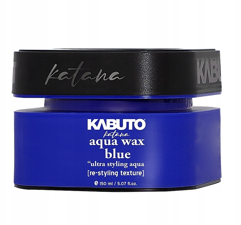 Ultra-stylizujący wosk do włosów - Kabuto Katana Aqua Wax Blue Ultra Styling — Zdjęcie N1