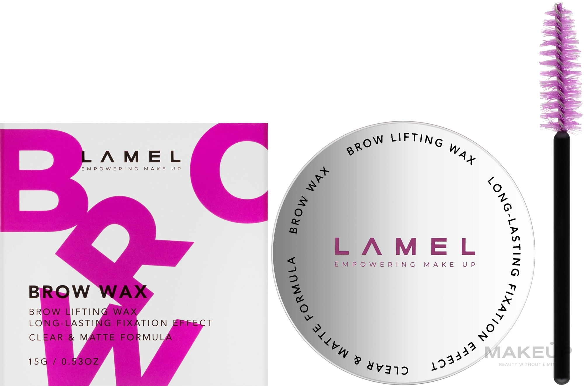 Utrwalający wosk do brwi - LAMEL Make Up Brow Lifting Wax — Zdjęcie 401