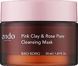 Kup Maseczka oczyszczająca z różową glinką i różą - Ondo Beauty 36.5 Pink Clay & Rose Pore Cleansing Mask