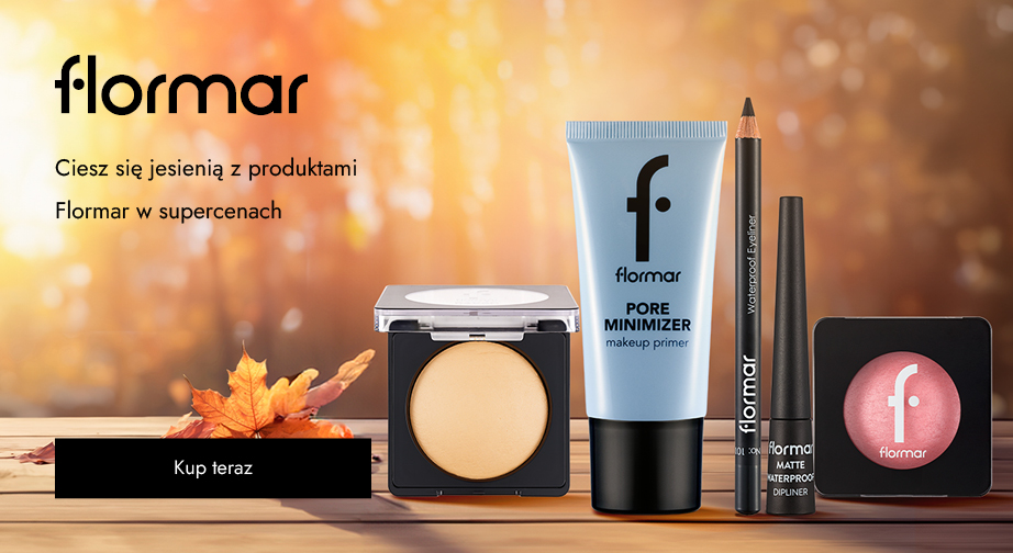 15% zniżki na wszystkie produkty Flormar. Ceny na stronie internetowej uwzględniają rabat.