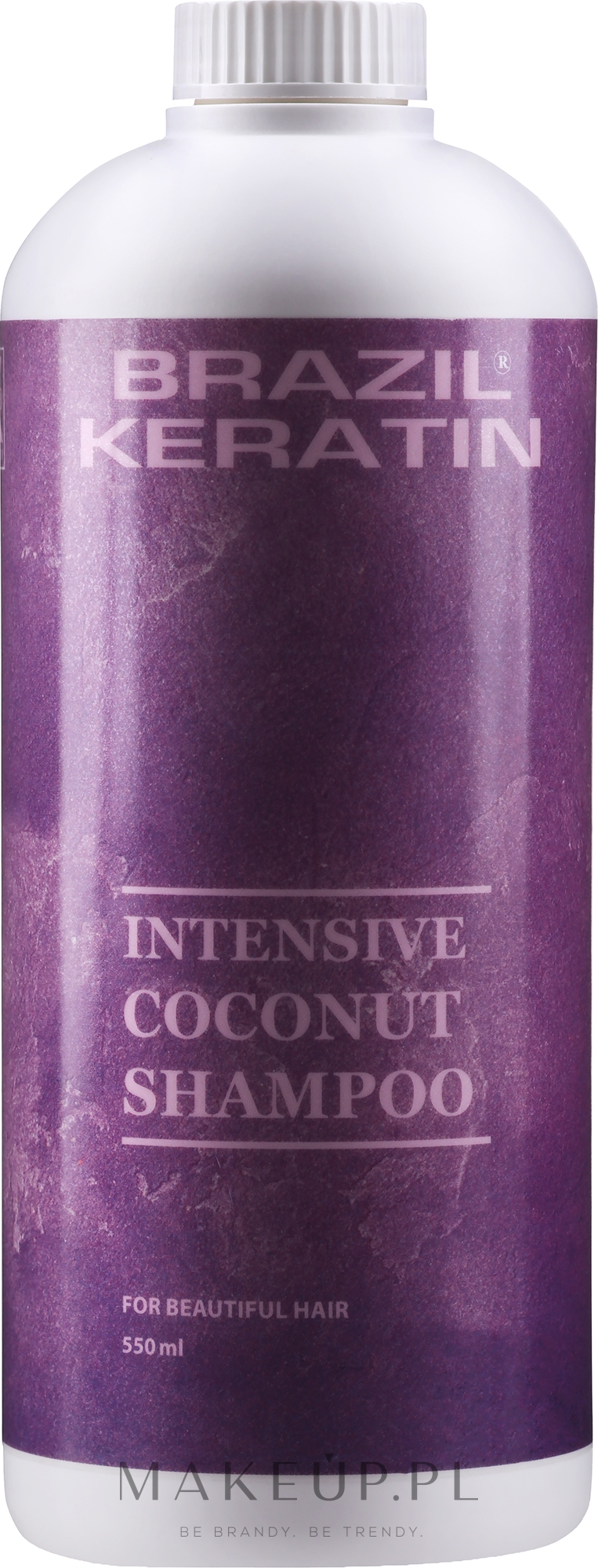 Nawilżający szampon do włosów zniszczonych - Brazil Keratin Intensive Coconut Shampoo — Zdjęcie 550 ml