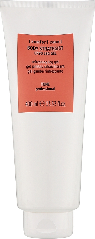 Krem-żel do opuchniętych nóg i stóp - Comfort Zone Body Strategist Refreshing Cryo Leg Gel Tone — Zdjęcie N1