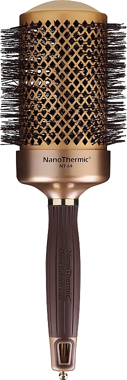 Szczotka termiczna, 64 mm - Olivia Garden Nano Thermic Ceramic + Ion Brush d 64