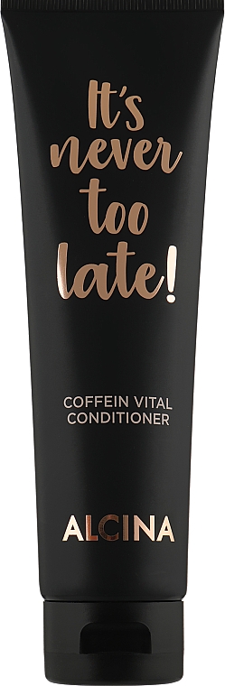 Odżywka do włosów wzbogacona kofeiną - Alcina It's Never Too Late Coffein Vital Conditioner — Zdjęcie N1