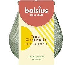 Świeca ogrodowa, 40H, zielona - Bolsius True Citronella  — Zdjęcie N1