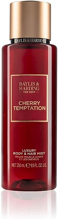 Mgiełka do ciała - Baylis & Harding Cherry Temptation Luxury Body Mist — Zdjęcie N1