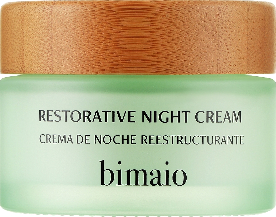 PRZECENA! Rewitalizujący krem do twarzy na noc - Bimaio Restorative Night Cream * — Zdjęcie N1