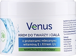 Kup Nawilżająco-ochronny krem do twarzy i ciała z proteinami mlecznymi - Venus