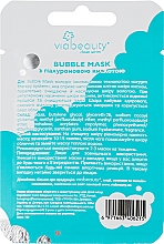 Oczyszczająca maska do twarzy Bańka - Via Beauty Bubble Mask — Zdjęcie N2