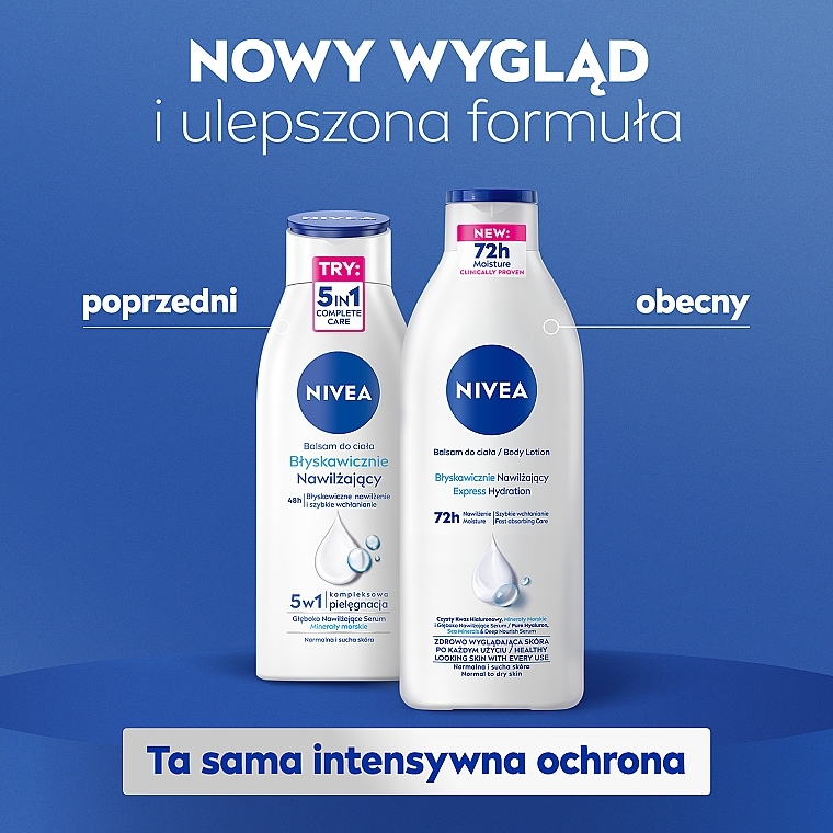 Błyskawicznie nawilżający balsam do ciała - NIVEA Express Hydration Body Lotion — Zdjęcie N5