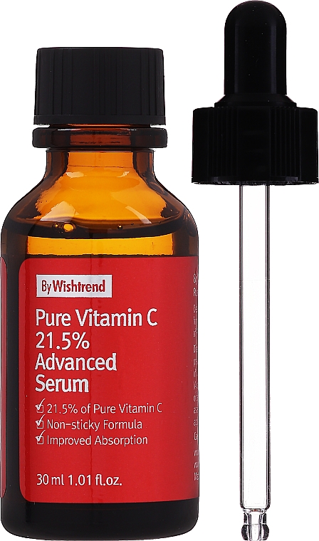 Skoncentrowane serum do twarzy z witaminą C - By Wishtrend Pure Vitamin C 21.5% Advanced Serum — Zdjęcie N1