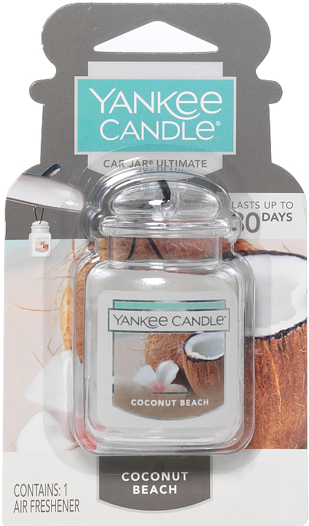 Zapach do samochodu - Yankee Candle Car Jar Ultimate Coconut Beach