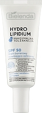 Nawilżająco-ochronny krem barierowy do twarzy SPF 50 - Bielenda Hydro Lipidium SPF50 — Zdjęcie N2
