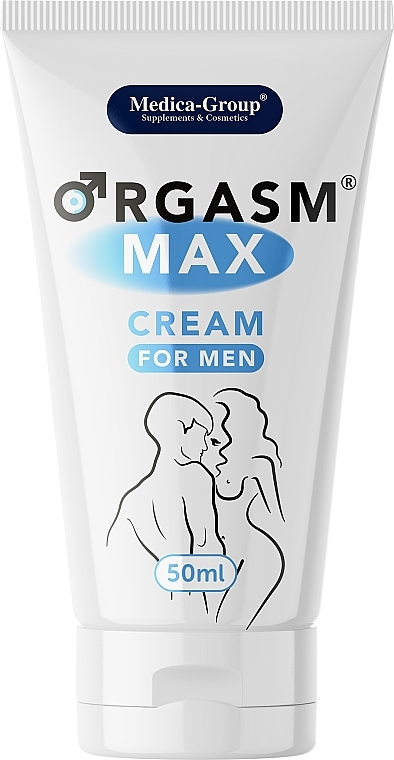 Intymny krem na mocną i długą erekcję - Medica-Group Orgasm Max Cream For Men — Zdjęcie N1