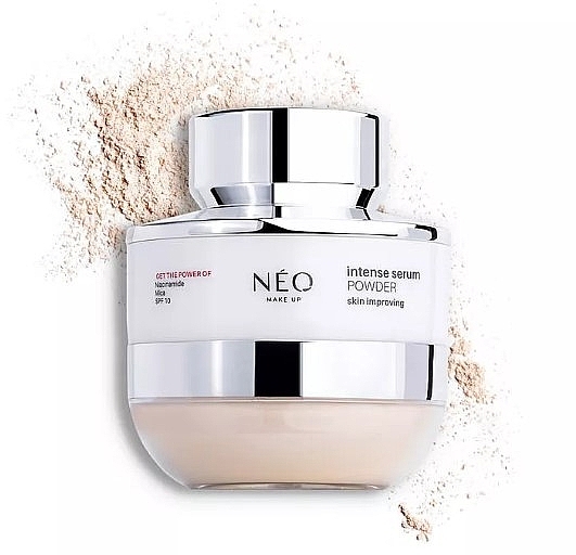 Sypki puder mineralny do twarzy - NEO Make Up Intense Serum Powder Skin Improving — Zdjęcie N3