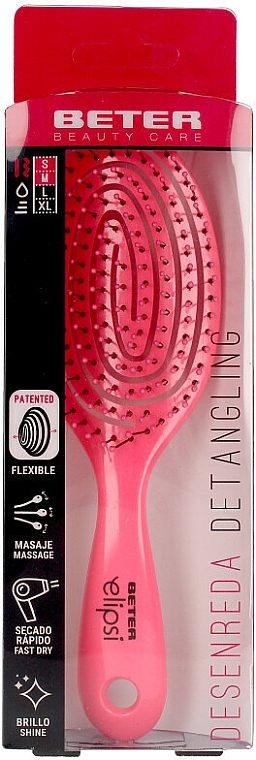Szczotka do włosów, różowa - Beter Elipsi Detangling Brush Small Fucsia — Zdjęcie N2