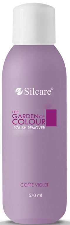 Płyn do usuwania lakieru z paznokci - Silcare The Garden Of Colour Polish Remover Coffee Violet — фото N1