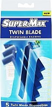 Kup Zestaw maszynek do golenia bez wymiennych wkładów, 5 szt. - Super-Max Twin Blade