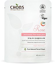 Kup Maska do twarzy - Chobs Rose Anti-Wrinkle Mask Pack 