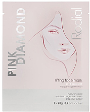 Liftingująca maska do twarzy w płachcie - Rodial Pink Diamond Lifting Mask — Zdjęcie N1