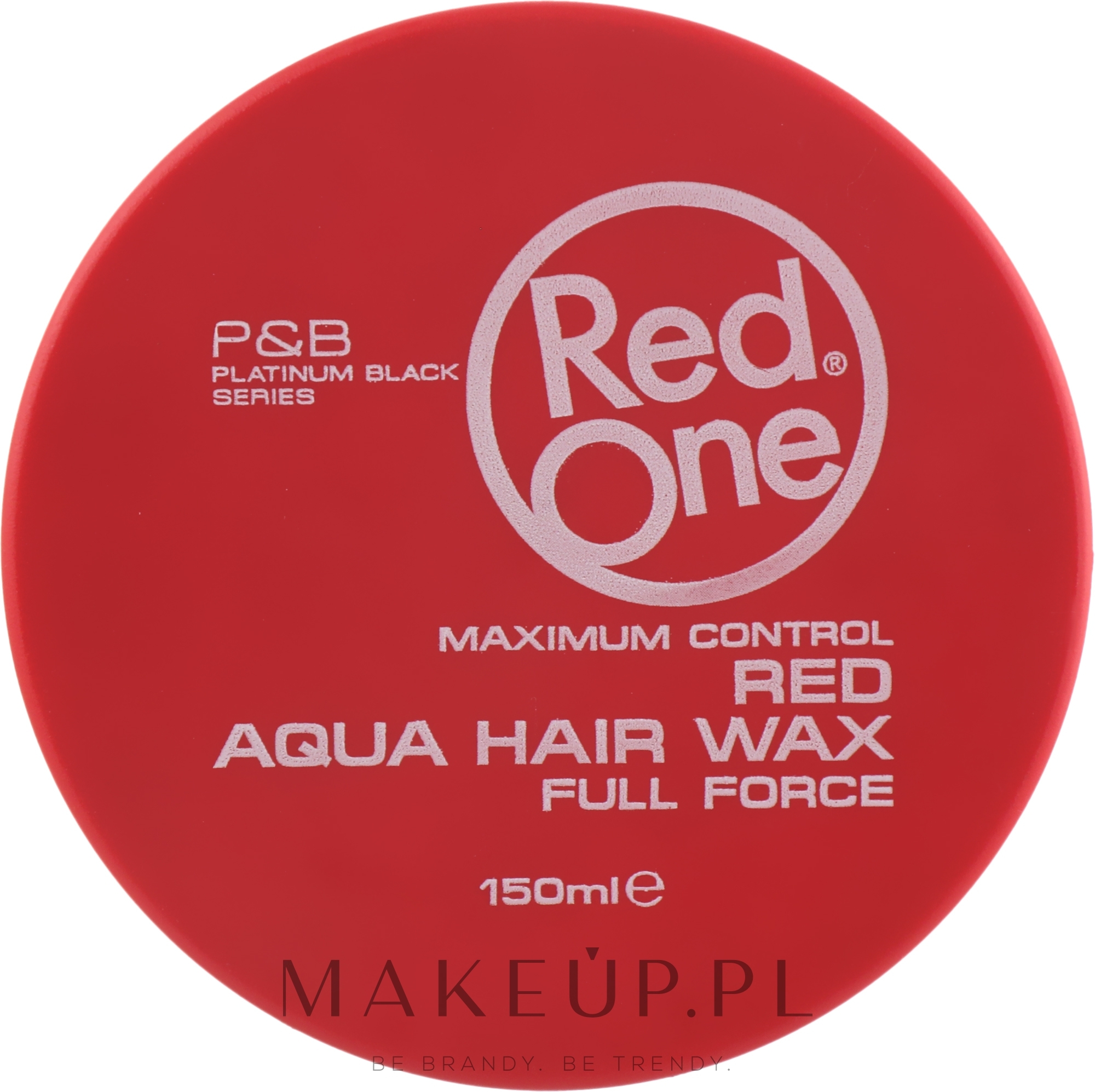 Wosk do włosów na bazie wody - Red One Aqua Hair Gel Wax Full Force Red — Zdjęcie 150 ml