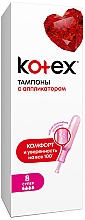 Tampony z aplikatorem „Super”, 8szt - Kotex — Zdjęcie N2