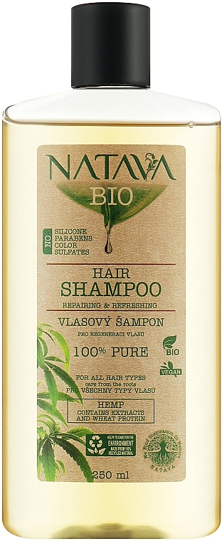Konopny szampon do włosów - Natava — Zdjęcie N2