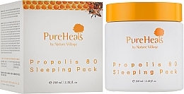 Kup Nawilżająca maseczka do twarzy na noc z ekstraktem z propolisu - PureHeal's Propolis 80 Sleeping Mask