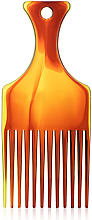 Grzebień do włosów Afro M, 60281, bursztyn - Top Choice — Zdjęcie N1