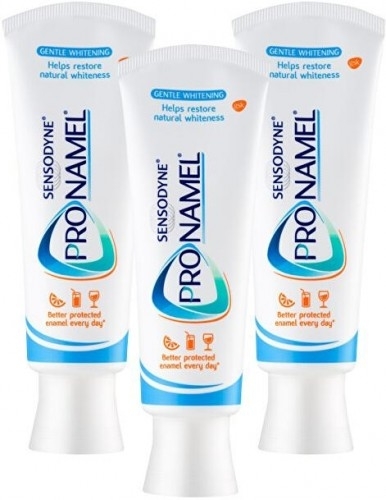 Zestaw - Sensodyne Pronamel Gentle Whitening (toothpaste 3 x 75 ml) — Zdjęcie N2