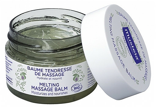 Balsam do masażu dla dzieci - Mustela Melting Massage Balm Organic — Zdjęcie N2