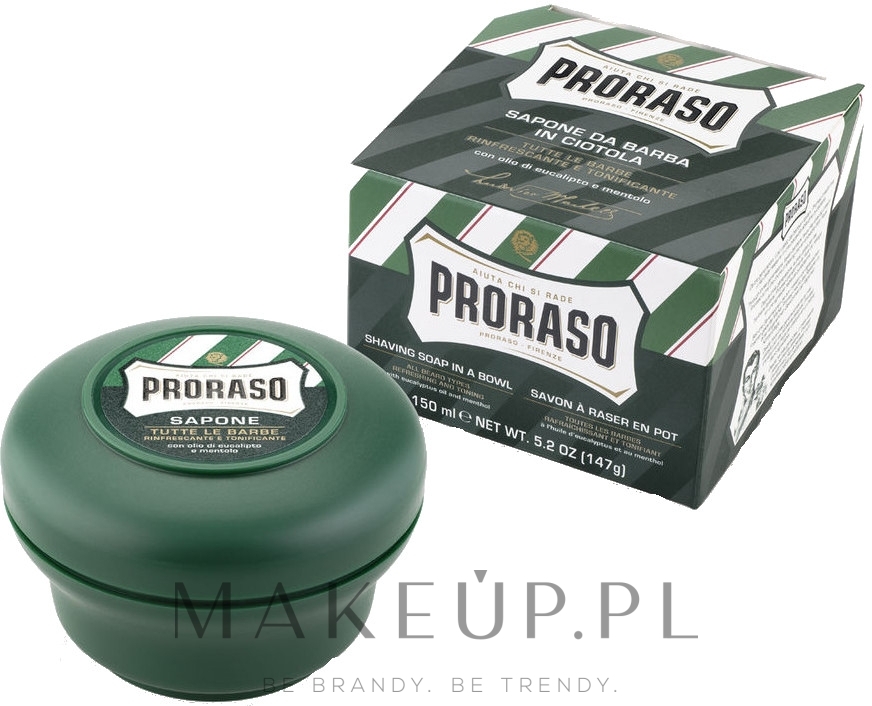 Mydło do golenia Mentol i eukaliptus - Proraso Green Shaving Soap — Zdjęcie 150 ml