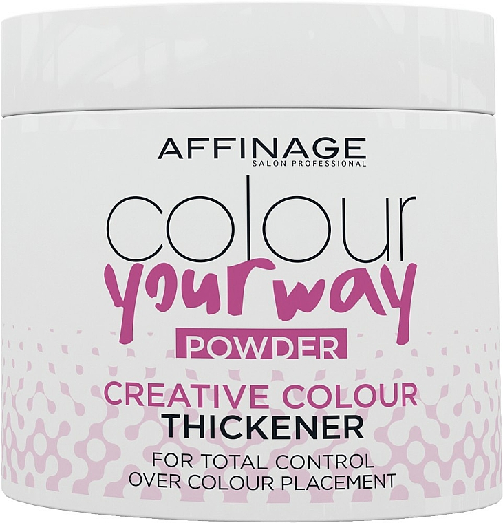 Puder zagęszczający do czarnych włosów - Affinage Salon Professional Colour Your Way Powder — Zdjęcie N1