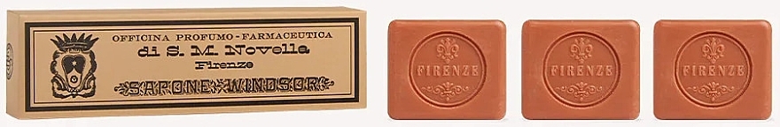 Zestaw - Santa Maria Novella Windsor Soap Box (soap/3x50g) — Zdjęcie N2