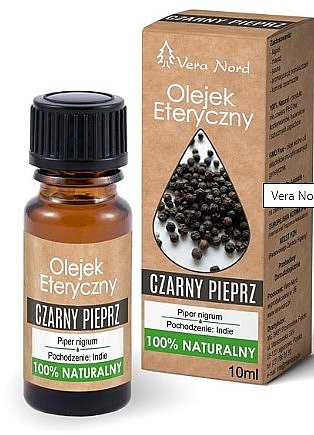 Olejek eteryczny Czarny pieprz - Vera Nord Black Pepper Essential Oil — Zdjęcie N1