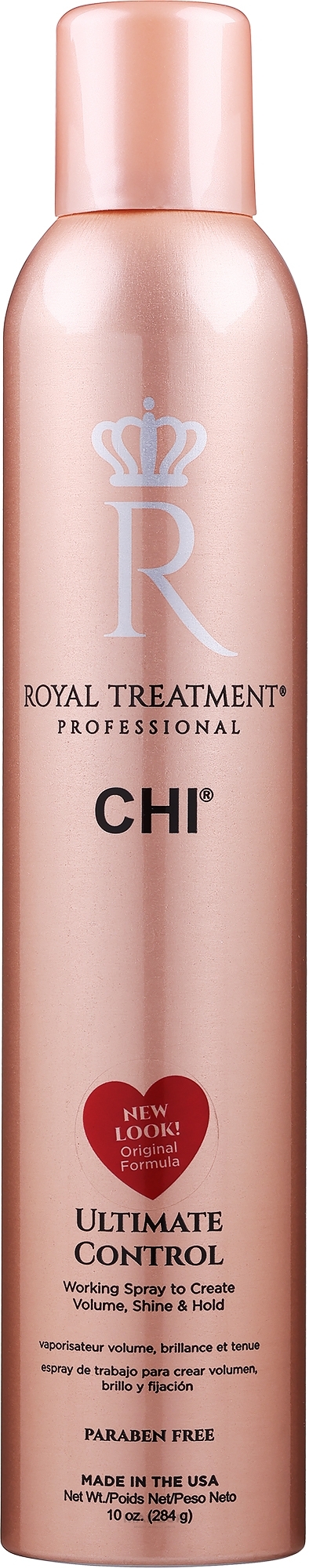 Szybkoschnący lakier zwiększający objętość włosów - CHI Farouk Royal Treatment by CHI Ultimate Control — Zdjęcie 284 g