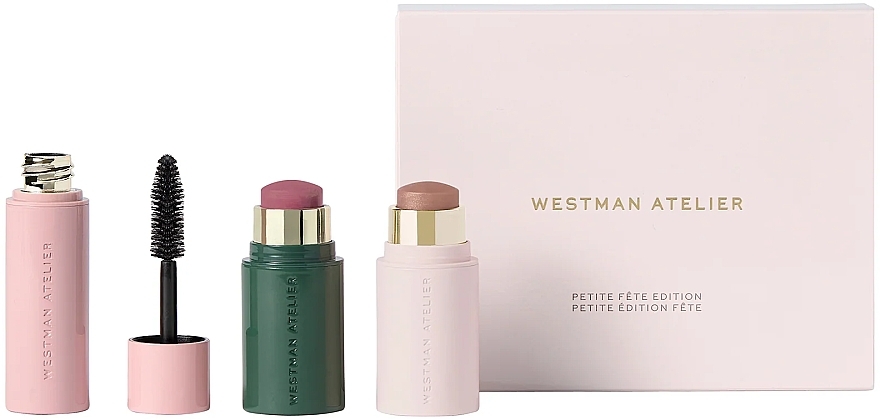 Zestaw - Westman Atelier Petite Fete Edition (blush/2,5g + highl/2,5g + mascara/4,5ml) — Zdjęcie N1