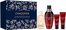 Zestaw do pielęgnacji twarzy - Lancaster My Nighttime Skincare Routine Festive Gift Set (cl/30ml + ser/50ml + cr/7ml + eye/cr/5ml) — Zdjęcie N1