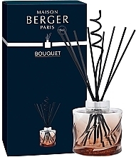 Dyfuzor zapachowy bez wypełniacza, 222 ml, bursztynowy - Maison Berger Spiral Bouquet Reed Diffuser Without Scent — Zdjęcie N1